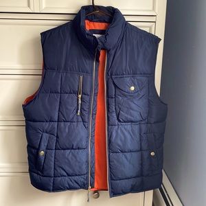 Puffer Vest, Navy, Goodfellow, Mens size L